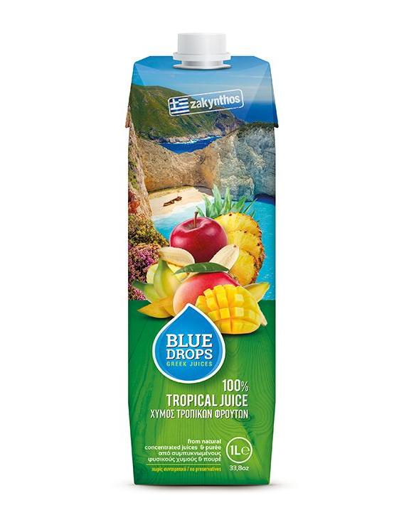 藍依洛BlueDrops熱帶水果汁(1L)